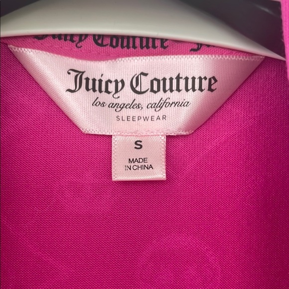 Juicy Couture Pink Robe Blinged Out Back Size Small - Picture 6 of 16